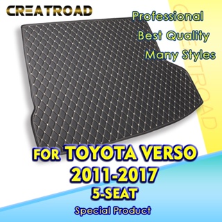 พรมปูพื้นรถยนต์ สําหรับ Toyota Verso Five Seats 2011 2012 2013 2014 2015 2016 2017