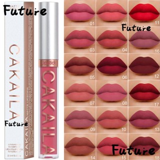 Future ลิปสติก เนื้อแมตต์กํามะหยี่ ติดทนนาน 18 สี