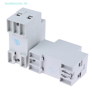 Buildvictor รีเลย์ป้องกันแรงดันไฟฟ้าใต้แรงดันไฟฟ้า 40A 63A 220V ปรับได้ 1 ชิ้น