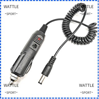 Wattle สายชาร์จวิทยุสื่อสาร DC 12V สองทาง ทนทาน สําหรับรถยนต์