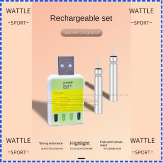 Wattle ทุ่นลอยน้ําไฟฟ้า 4 หลุม ชาร์จ USB เรืองแสง อุปกรณ์เสริม สําหรับตกปลา