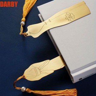 Darby ที่คั่นหนังสือ ประดับพู่ สไตล์จีน สําหรับนักเรียน คนรักการอ่านหนังสือ