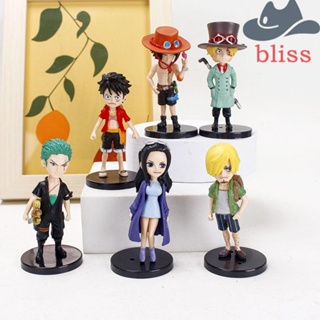 Bliss โมเดลฟิกเกอร์ Luffy Hancoc Roronoa การ์ตูนอนิเมะ Sanji Boa ของเล่น ของสะสม สําหรับเด็ก