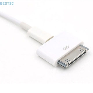 Best3c อะแดปเตอร์เชื่อมต่อ ตัวผู้ 30 Pin ตัวเมีย 8 Pin สําหรับ Iphone 4 4s Ipad 3