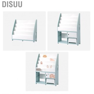 Disuu Kids Storage Bookshelf Large  Baby Book Rack Environmentally Friendly PP Children Picture Shelf