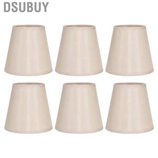 Dsubuy 6x Cloth Lampshade Modern Fabric For E14 Table Chandelier Wall Lamp MF