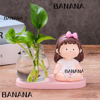 Banana1 แจกันดอกไม้ไฮโดรโปนิก สไตล์โมเดิร์น สําหรับตกแต่งห้องนั่งเล่น โยคะ