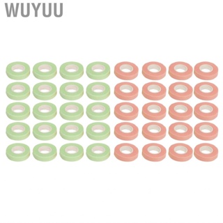 Wuyuu Eyelash Tape Stick Cross Texture Pink Green Lash Self Adhesive Soft Breathable for Beauty Salon