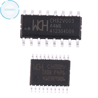 Xo94ol ชิปอินเตอร์เฟซ เกรดอุตสาหกรรม CH32V003 MCU RISC-V2A สายเดี่ยว 10 ชิ้น ต่อล็อต TH