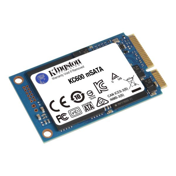 Kingston KC600 MSATA SSD ภายใน 2TB 512GB 1T (SKC600MS)