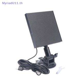 Myriadu หน้าจอ LED ควบคุมผ่านแอพโทรศัพท์มือถือ ติดหน้าต่างรถยนต์ เต็มสี