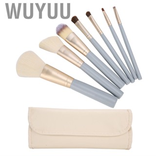 Wuyuu Makeup  Brushes Foundation  Brush Eyeshadow with Storage Bag 7pcs