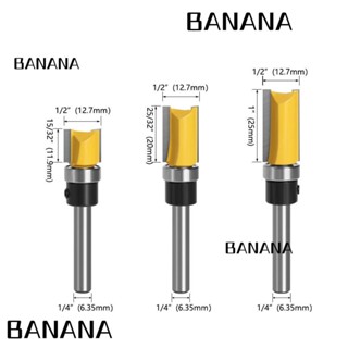 Banana1 ดอกสว่านเราเตอร์ ก้าน 6.35 ม. ทนทาน สําหรับงานไม้