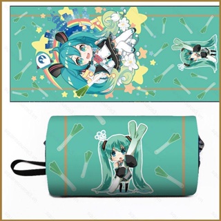 Sq3 Hatsune Miku กระเป๋าดินสอ อเนกประสงค์ ลายการ์ตูนน่ารัก ความจุขนาดใหญ่ สําหรับนักเรียน ปากกา เครื่องเขียน