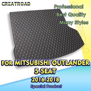 พรมปูพื้น ตกแต่งภายในรถยนต์ สําหรับ Mitsubishi Outlander 5-Seat 2016 2017 2018