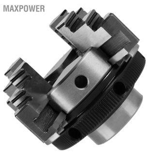 Maxpower 50 มม.Mini 4 Jaw Reversible Self Centering M14 ด้ายเครื่องกลึง Manual Chuck K02-50