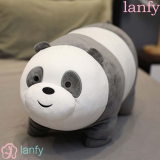 Lanfy หมอนตุ๊กตา รูป We Bare Bears น่ารัก สําหรับตกแต่งบ้าน