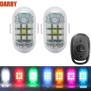 Darby ไฟ LED สกู๊ตเตอร์ ไฟแฟลชอัตโนมัติ สําหรับรถยนต์ / รถจักรยานยนต์ รีโมตคอนโทรล ไร้สาย ไฮไลท์ ไฟแฟลช ไฟแสดงสถานะ หลายโหมด ไฟนําทาง โคมไฟเตือนรถจักรยานยนต์