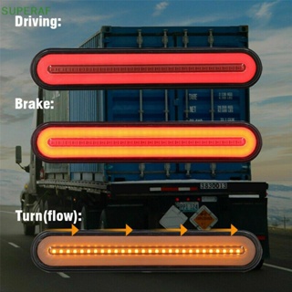 Superaf ไฟเลี้ยว ไฟเบรกท้าย LED 100 ดวง สําหรับรถบรรทุก รถพ่วง 1 ชิ้น