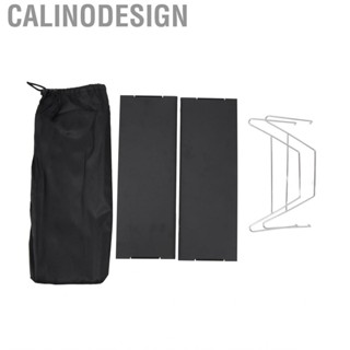 Calinodesign Small Camping Table  Detachable Black for Hiking Picnics