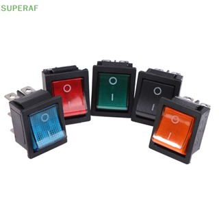 Superaf Kcd4 พาวเวอร์ซัพพลายโยก พร้อมโคมไฟ 6 pin 2 เกียร์ ขายดี