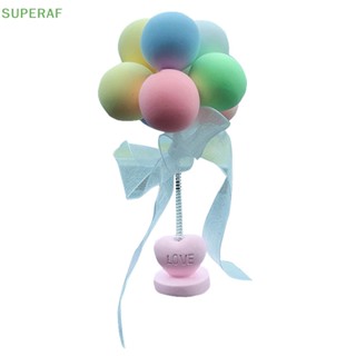 Superaf ลูกโป่งเขย่าหัว เครื่องประดับ สําหรับตกแต่งรถยนต์