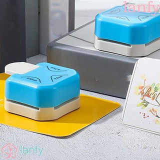 Lanfy ที่เจาะรูกระดาษ ทรงกลม DIY สําหรับตกแต่งมุมการ์ด สมุดภาพ