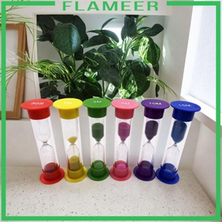 [Flameer] นาฬิกาทรายจับเวลา 6 ชิ้น สําหรับเล่นเกม สํานักงาน