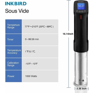 INKBIRD WIFI Sous Vide หม้อหุงช้า Precision Timer สมาร์ท WiFi IPX7 กันน้ําความร้อน Immersion Circulator
