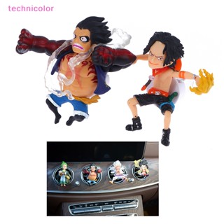 [technicolor] ใหม่ พร้อมส่ง ฟิกเกอร์โมเดล อนิเมะ One Piece Nica Luffy Zoro Nami สําหรับตกแต่งช่องแอร์รถยนต์