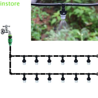 Instore ชุดหัวฉีดสเปรย์รดน้ํา ทําความชื้น 5 ม. 10 ม. 20 ม. อุปกรณ์เสริม สําหรับรดน้ําในสวน