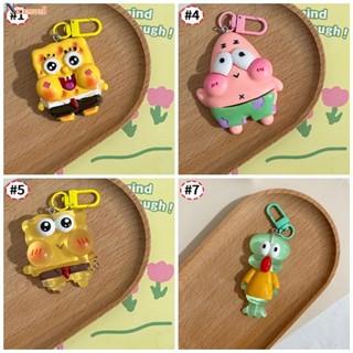 พวงกุญแจ จี้การ์ตูน Sponge Bob Patrick Star น่ารัก เหมาะกับของขวัญวันเกิด สําหรับนักเรียน กระเป๋านักเรียน