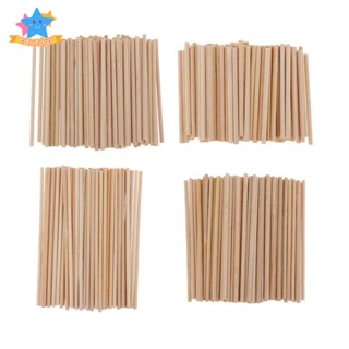 [Edstars] แท่งไม้ไผ่ สําหรับทําโมเดลตกแต่งบ้าน 150 มม. 50 ชิ้น