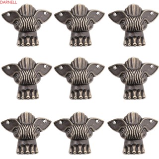 Darnell ขายึดมุมกล่องเครื่องประดับ สีบรอนซ์ สไตล์โบราณ 4 ชิ้น