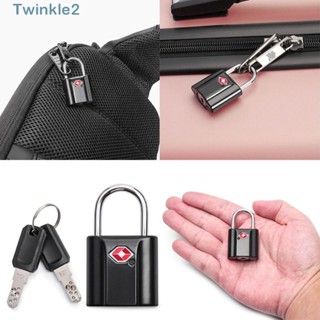 Twinkle กุญแจล็อกกระเป๋าเดินทาง TSA ขนาดเล็ก พร้อมกุญแจล็อก สําหรับเดินทาง