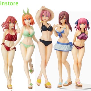 Instore ฟิกเกอร์ PVC รูป Nakano Miku Gotoubun No Hanayome ของขวัญ สําหรับตกแต่งโต๊ะ