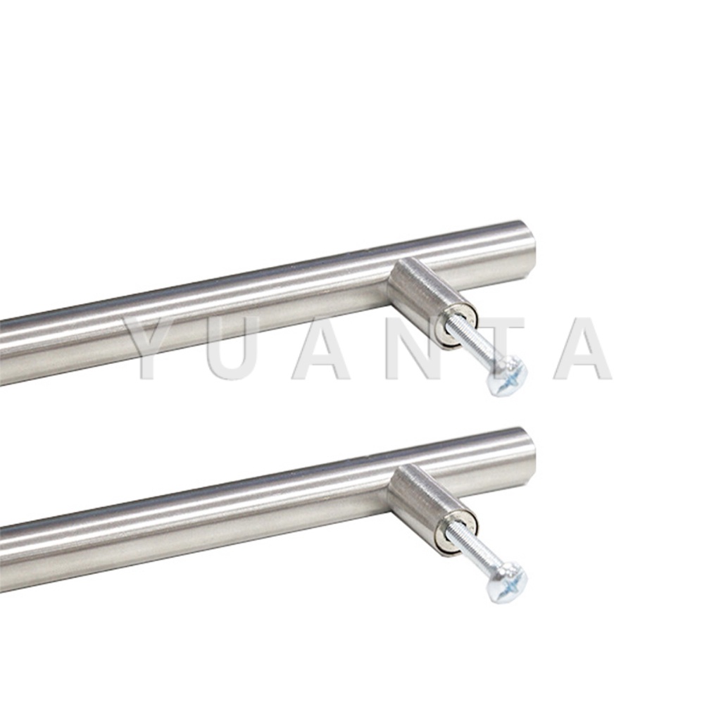 Yuanta มือจับประตู ตู้ ลิ้นชัก วัสดุสแตนเลสสีขาว สไตล์นอร์ดิก  มีหลายขนาด cabinet handle