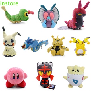 Instore ตุ๊กตายัดนุ่น อนิเมะ Caterpie Mimikyu Jigglypuff Togepi Raichu ของเล่นสําหรับเด็ก