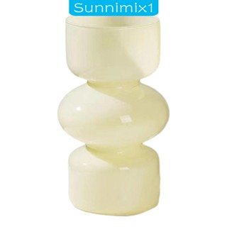 [Sunnimix1] แจกันดอกไม้ แบบแก้วใส สําหรับตกแต่งบ้าน สํานักงาน