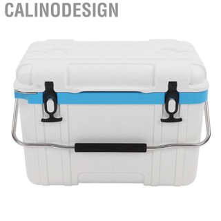 Calinodesign Portable Ice   Handle  Grade Firm 26L Cooler Box for River Fishing