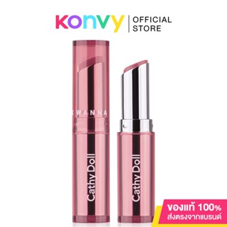 Cathy Doll Wanna Shine Lipstick 3g #03 Pink Scene เคที่ ดอลล์ ลิปสติกเนื้อวาว สัมผัสชุ่มชื้น.