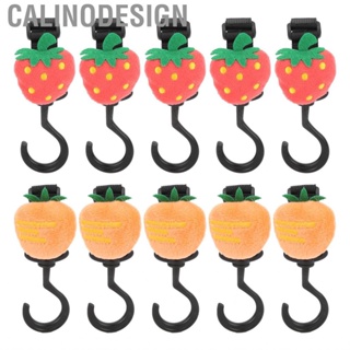 Calinodesign Rotating Stroller Buckle  Cute Hooks 360 Degree with Hook and Loop Tie for Car Bicycle