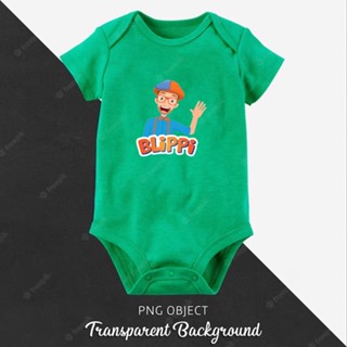 Blippi เสื้อแขนสั้น แฟชั่นฤดูร้อน สําหรับเด็กทารก (a)