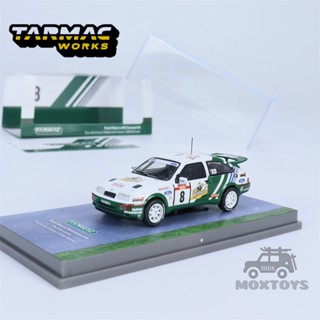 โมเดลรถยนต์ Tarmac Work 1:64 Ford Sierra RS Cosworth Diecast ของเล่นสําหรับเด็ก