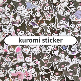 สติกเกอร์ กันน้ํา ลายปีศาจน้อย Koromi 100 kuromi สําหรับตกแต่งคอมพิวเตอร์ แล็ปท็อป จักรยาน 50 100 ชิ้น