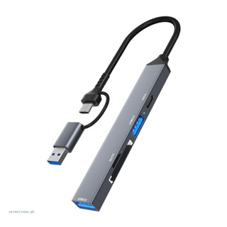 【seve*】ฮับ Usb C แบบพกพา พร้อมหลายพอร์ต สําหรับบ้าน และสํานักงาน