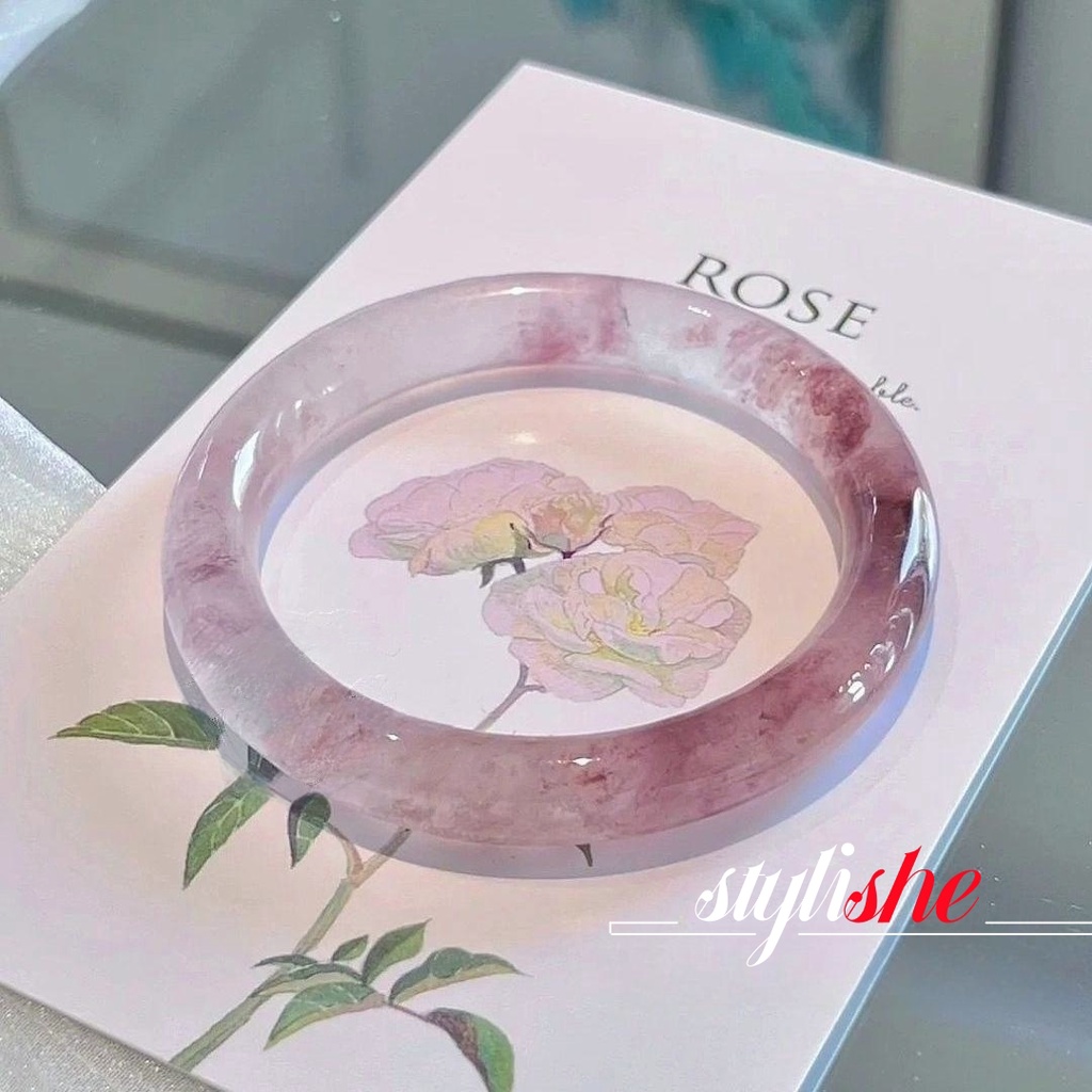 เครื่องประดับ สร้อยข้อมือ ประดับหยกเทียม แฟชั่นหรูหรา สไตล์จีน สําหรับผู้หญิง