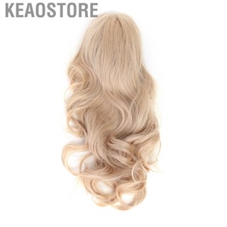 Keaostore LC270-1 Women Gold  Curly Wig High Temperature Fiber Cosplay Party Stylish