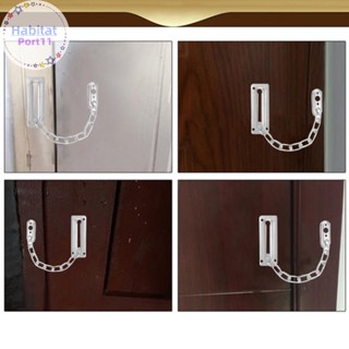 Habitatport สายโซ่ล็อคประตู สเตนเลส กันขโมย เพื่อความปลอดภัยสูง