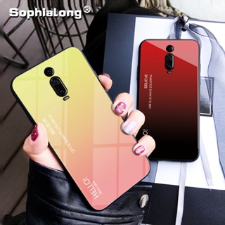 เคสโทรศัพท์มือถือกระจกนิรภัย แบบแข็ง ป้องกันรอยขีดข่วน สําหรับ Xiaomi Mi 9T Redmi K20 Pro